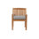Huntington Fabric Mission Back Arm Chair Dining Chair