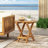 ACACIA SOLID WOOD SIDE TABLE