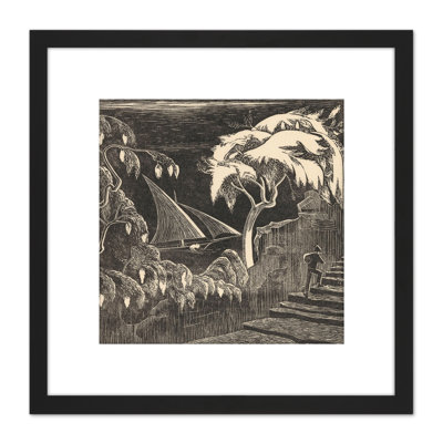 Bernard Essers Mimosa Tree Santa Margherita Ligure by Bernard Essers - Single Picture Frame Painting