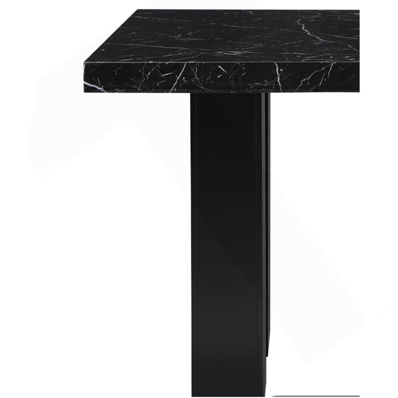 Table de bar Mikha, Noir