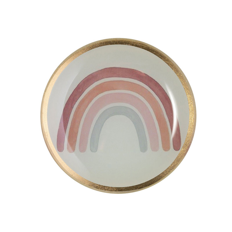Gift Company Love Plates Rainbow S Glass Plate