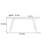 Rectangular Nordic dining table-1092723088