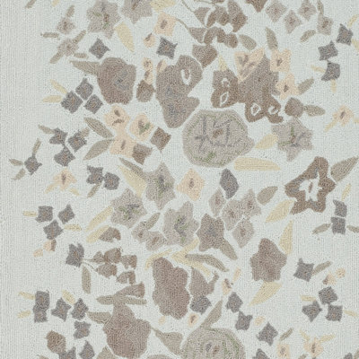 Martha Stewart Hand Hooked Wool Pile Rug