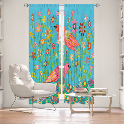 Elish Room Darkening Curtain Pair
