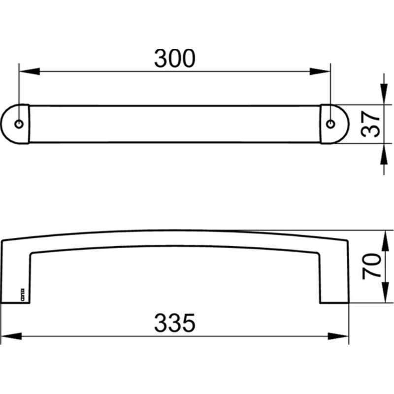 Elegance Keuco 33.5cm Grab Bar