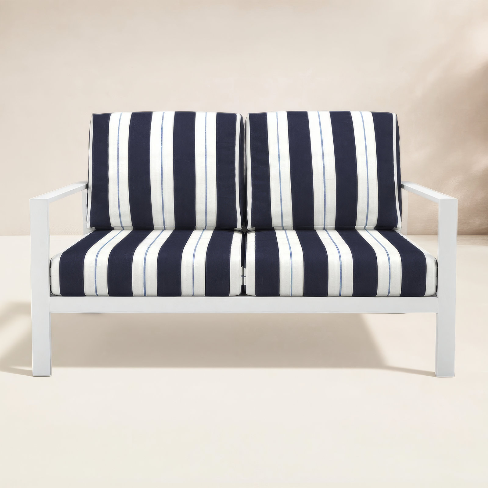 Townsend 55" Sunbrella® Patio Loveseat, Relate Harbor