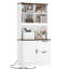 Armoire de rangement de bureau de 171,5 cm de hauteur avec bibliothèque, 2 tiroirs à dossiers suspendus et station de recharge
-901378913