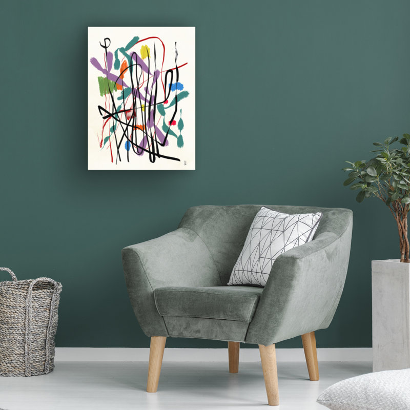 Œuvre d'art sur toile «ologio », H 19 po x l 14 po
