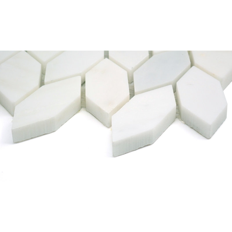 Marble Wf Winter Frost 12 in. x 12 in. Polished Marble Floor and Wall Tile (10.05 sq. ft./Case)