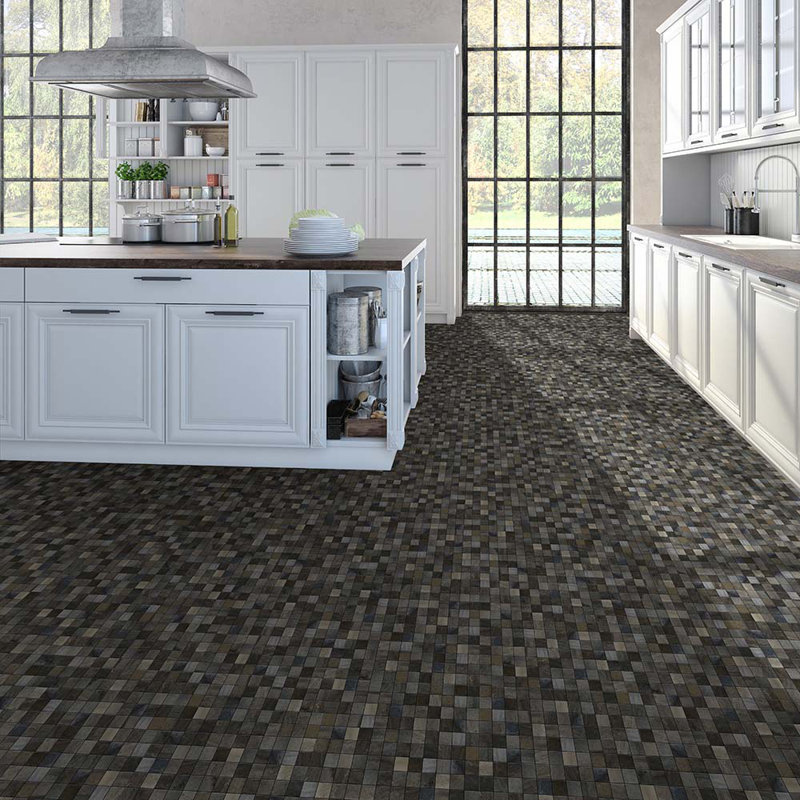 Perfection Floor Tile Master Mosaic 5 mm Thick 20 " W x 20 " L Vinyl tile, Stonehenge