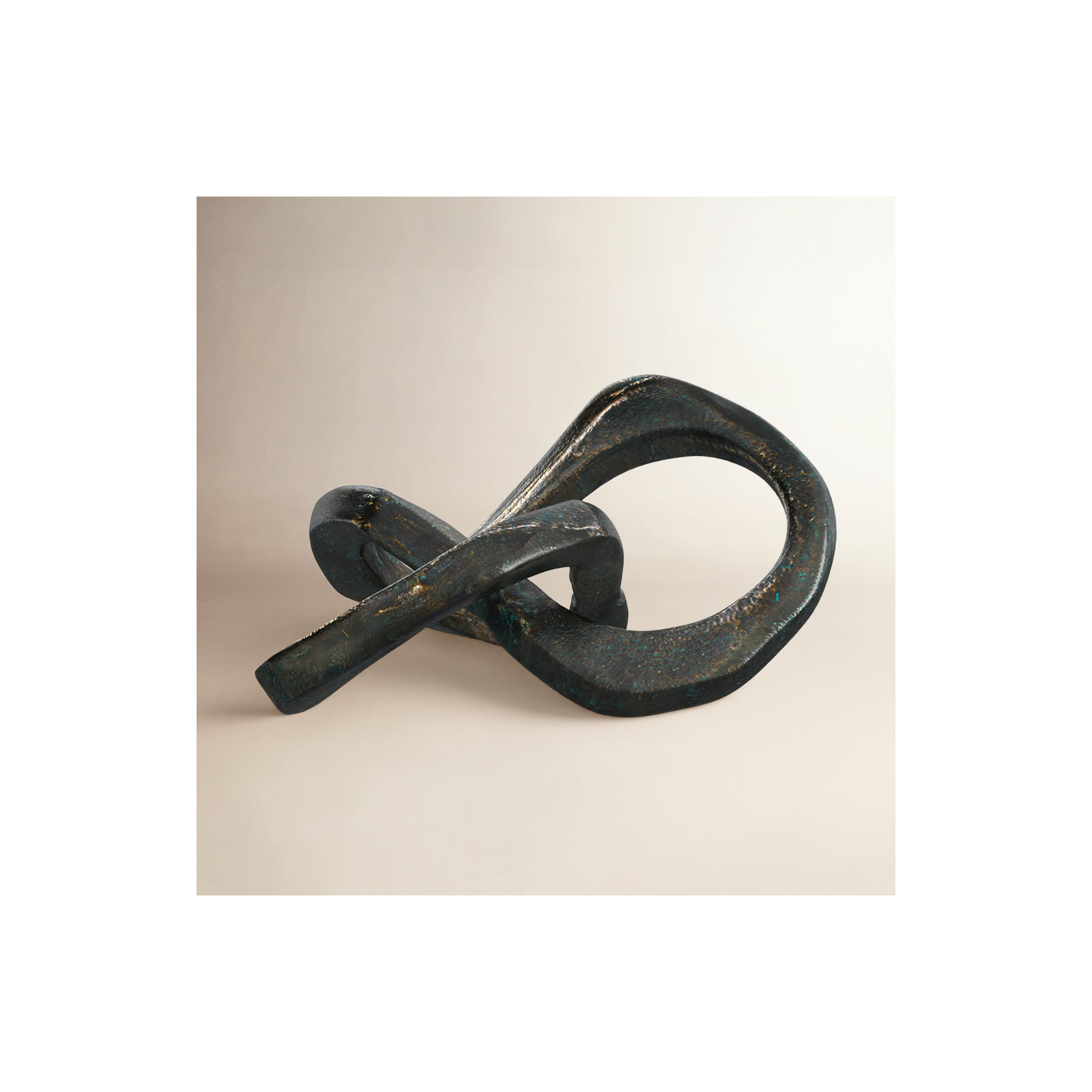 Wyeth Abstract Metal Sculpture, Black