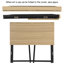 Anyhia Metal Base Writing Desk-634027313