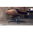 Mid Century Chaise Lounge Chair With Ottoman, Top Grain Leather, Modern Office Chair Classic Design, Heavy Duty Base Support For Living Room Study Lounge Office-143815028