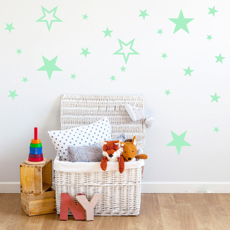 Décalcomanie murale étoiles brillantes