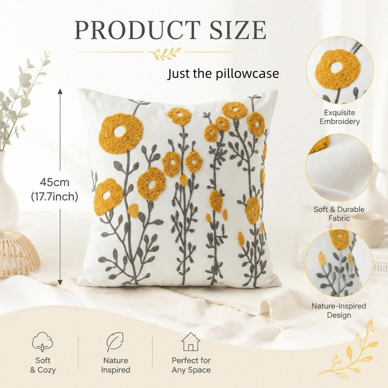 Ensemble de 2 housses de coussin Boho