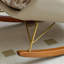 Chaise berçante moderne rembourrée