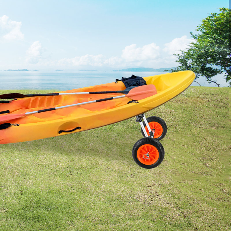 Chariot de kayak robuste, capacité de charge de 280 lb
