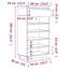 10 Pair Solid Wood Shoe Storage Cabinet-464707141