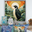«Penguin Forest At Sunset», art mural sur toile, pingouin-97187819-97187828