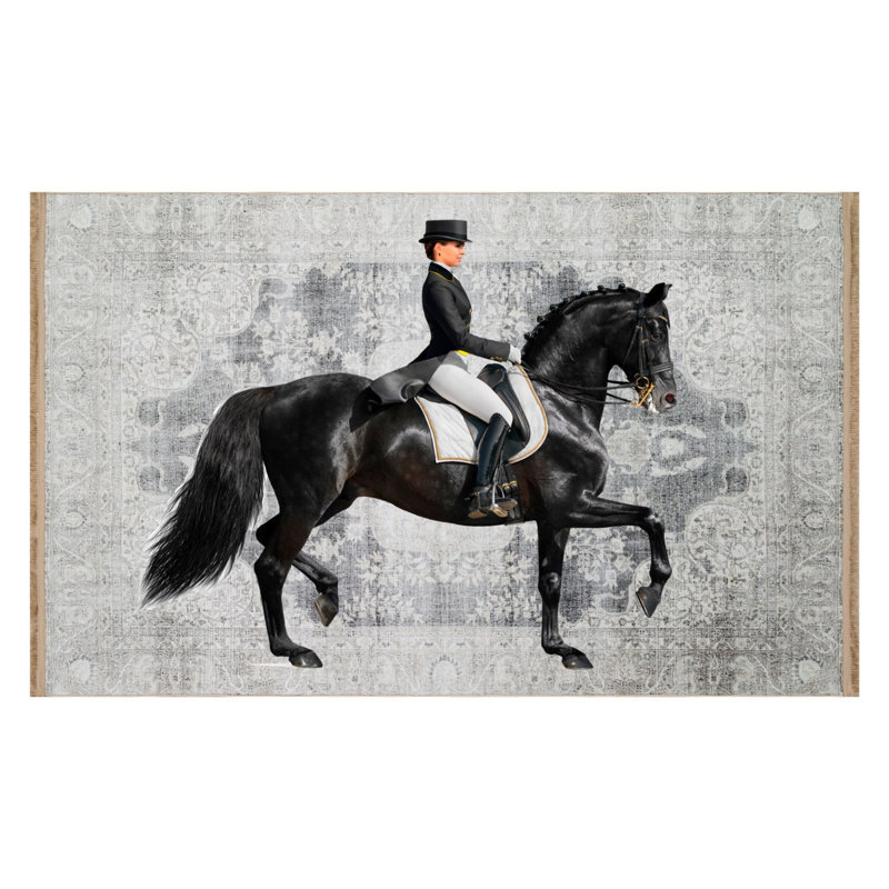 Tapis intérieur / extérieur Chaylène, Rectangle 5 pi x 6 pi 7 po