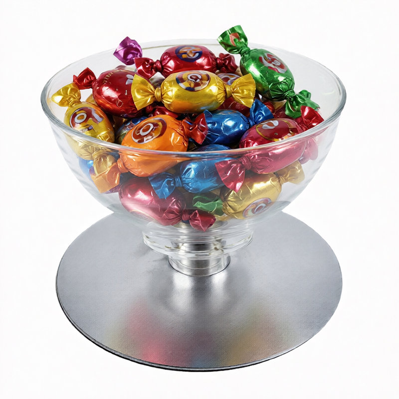 8" Single Bowl Counter Display, 6.5" H x 8 " W x  8" D