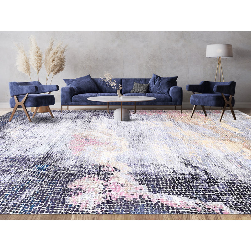 Abstract Area Rug, Rectangle 2' x 3'