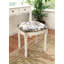 Tabouret de coiffeuse en bois massif Philomene-1264674617