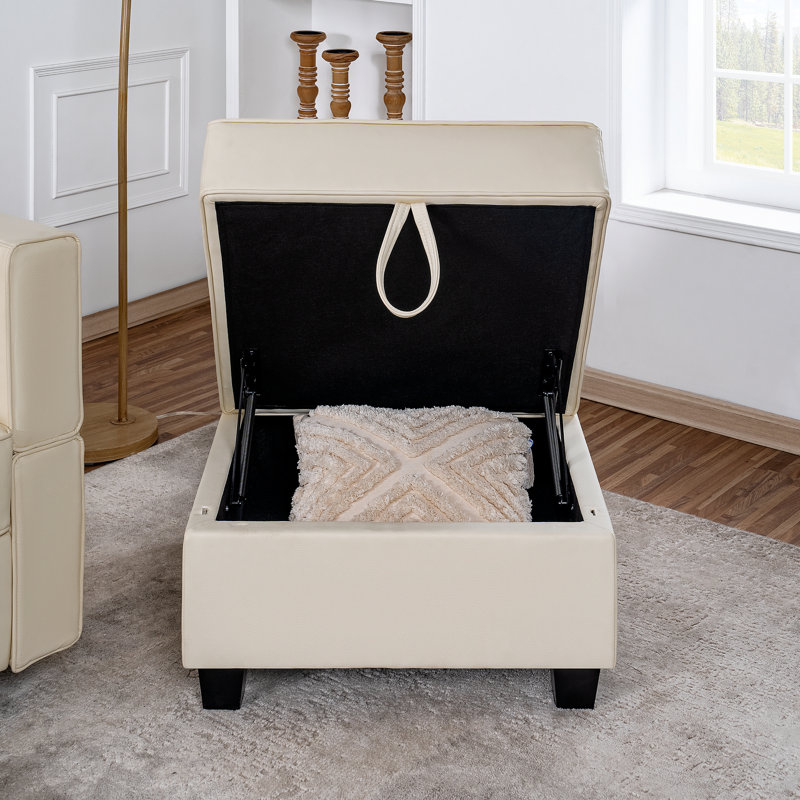 Canapé modulaire réversible en tissu avec rangement Shealene