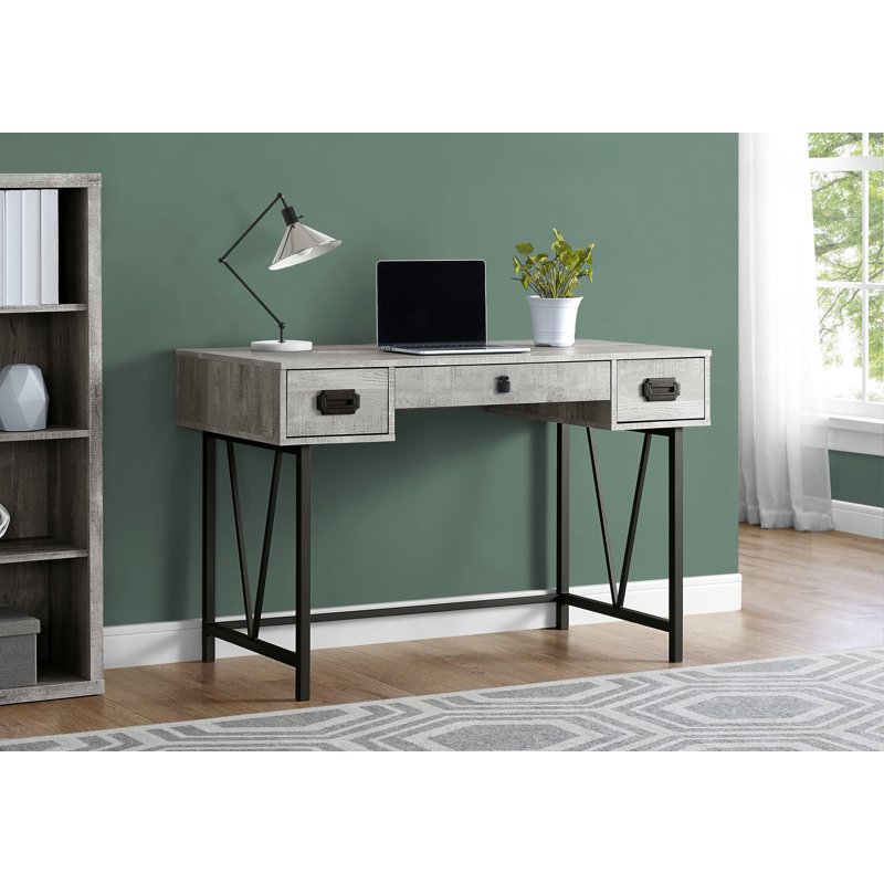 Bureau d'ordinateur, Gris