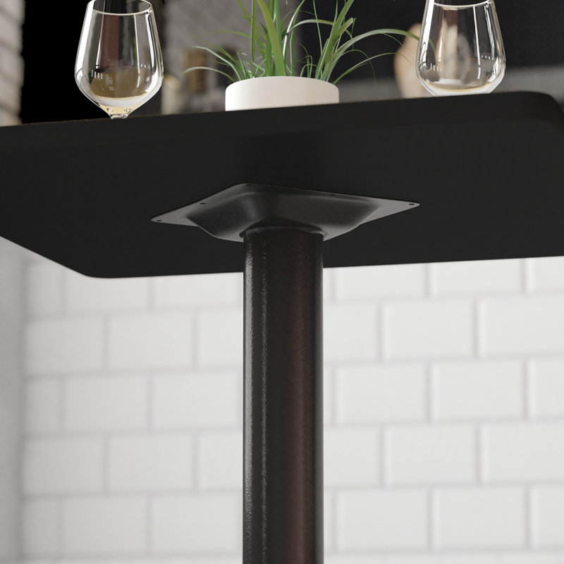 Cast Iron 22" x 22" Black Restaurant Table Base