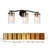 Sasakwa 3-light Dimmable Black Vanity Light