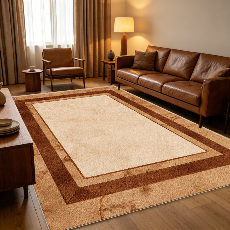 Deep Red Antique carpet-easy to clean, machine-washable, soft and comfortable; suitable for door mats, kitchens, living rooms, bedrooms, corridors, and laundry areas. Easy to clean, durable carpet for home decoration.