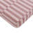Maroon Stripe Muslin Mini Crib Sheet