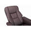 Fauteuil inclinable pivotant en cuir Scratch Cat