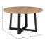Lixy Magnolia 54" Round Wood Dining Set