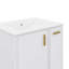 Meuble-lavabo de 24 po avec lavabo compact avec armoire de salle de bain, tablette de porte, tiroir profond et panier coulissant à 2 niveaux-1656057899