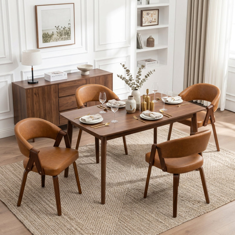 Chaise rembourrée Ayala, Brown