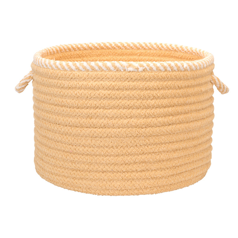 Panier en polypropylène pour enfants environnement, H 8po x l 12 po x P 12 po, Banane clair