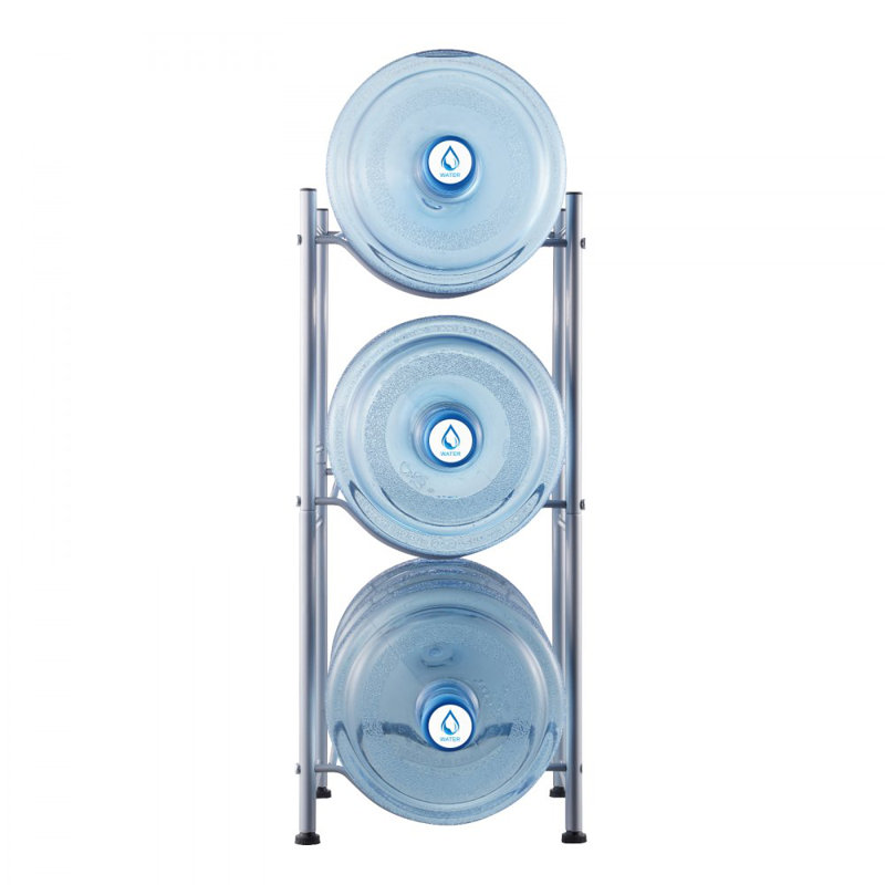 Support à 3 rangées de bouteilles d'eau pour 3 bouteilles de rangement Support pour cruche d'eau robuste et amovible