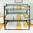 Metal Triple Bunk Bed with Full-Length Guardrails, Quiet Slat Support System-441867840-441867846