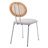Bohlen 17.9'' H Upholstered Metal Cane Back Side Chair-2016873141