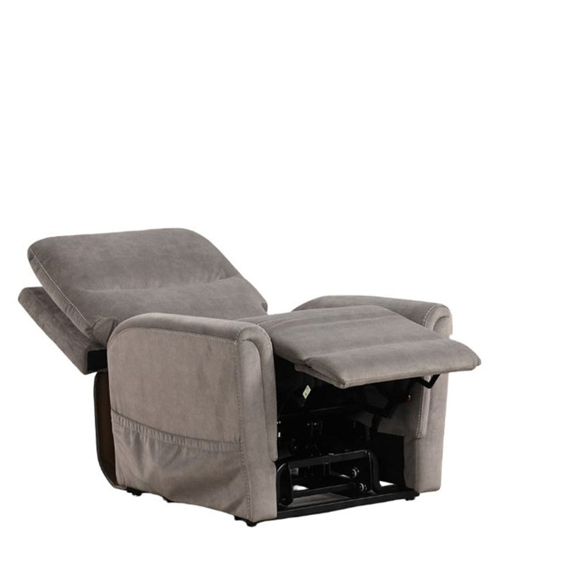 Fauteuil relevable de style contemporain avec mécanisme en acier massif et port USB