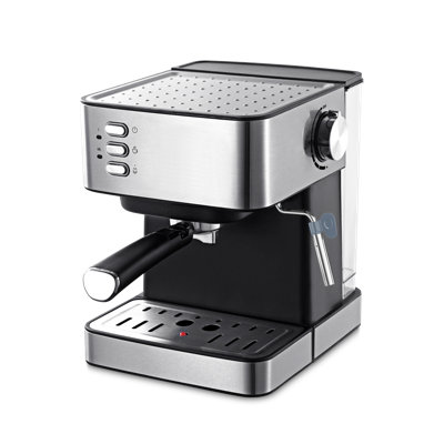 15 Bar Espresso And Cappuccino Maker With Stainless Steel Milk Frother -  Premium Levella, PEM1510B