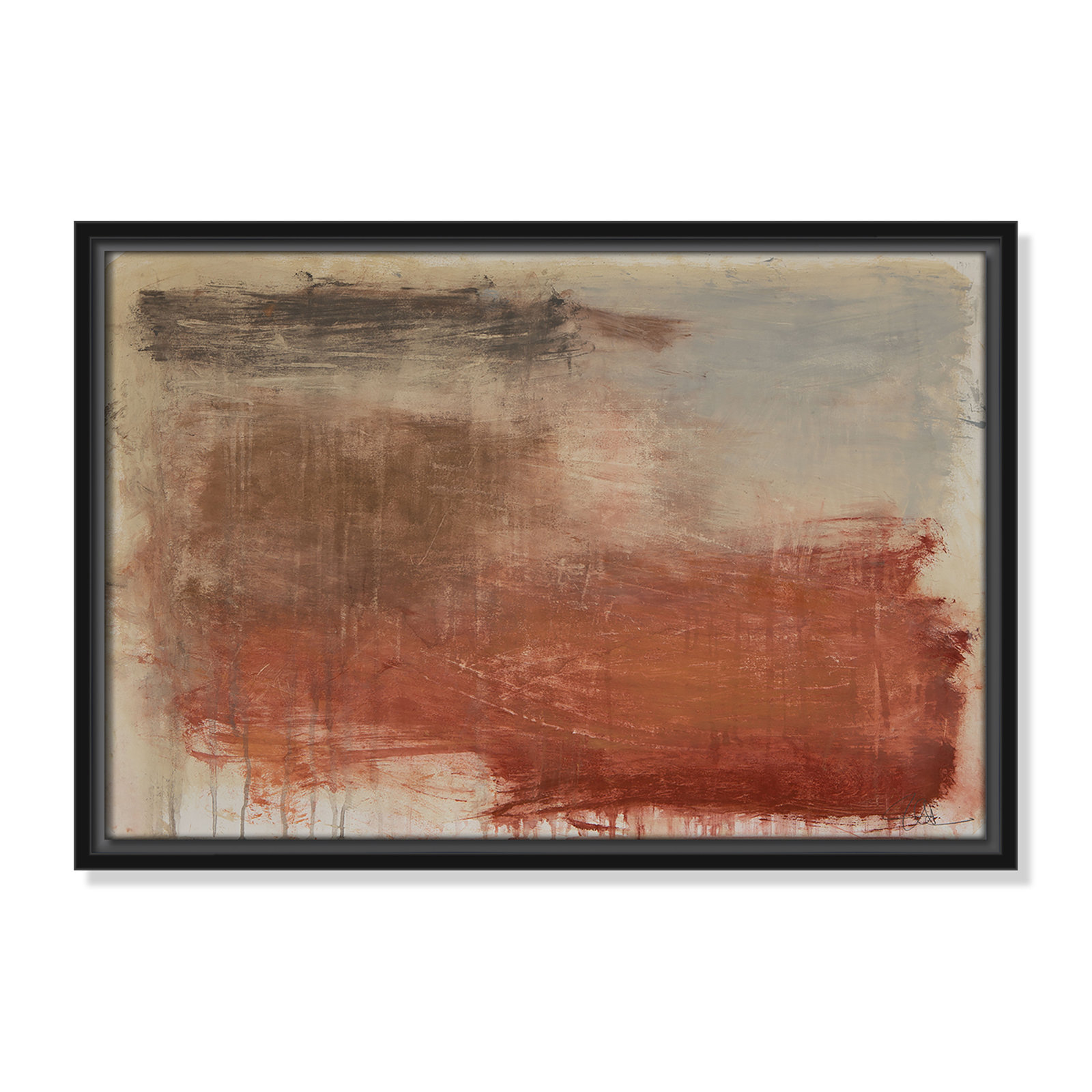 Colin "Autumn Over The Riviera" Print, 13.5" H x 19.5" W, Black