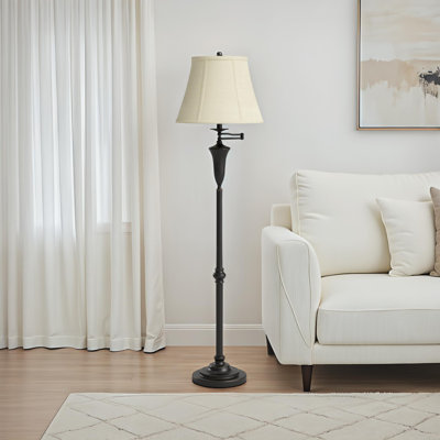 Lampe sur pied à bras articulé 62 po Hursey
