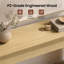 Console en bois avec lumière DEL 47,6 po avec tablette de rangement, table d'appoint moderne pour hall d'entrée et entrée facile à assembler