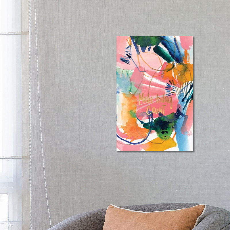 Painterly Inspiration 1 Piece Wrapped Canvas Wall Art, 66.04 cm H x 45.72cm W