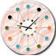 Horloge murale rose Mid-Century-40743913