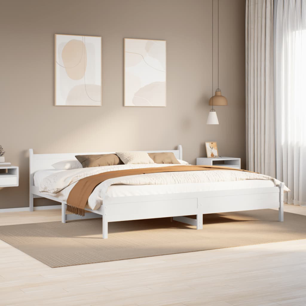 Vidaxl Solid Wood Bed without Mattress