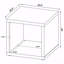 Square Engineered Wooden Side End Table